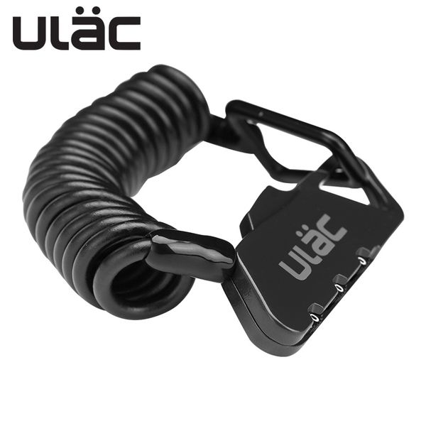 ULAC Bike Anti-theft Security Key Zinc Alloy Silicone Multi-function Lock Gray