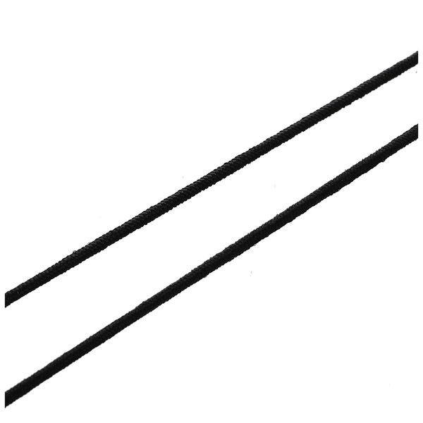 

new a bunch of black elastic cord & rubber band, Black;white