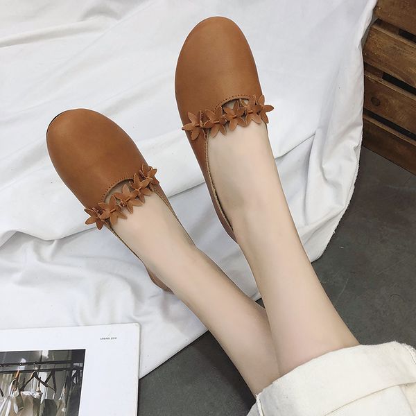 

spring autumn women mary janes shoes flowers flats woman shoes floral slip on flat sweet ladies zapatos mujer n7139g, Black