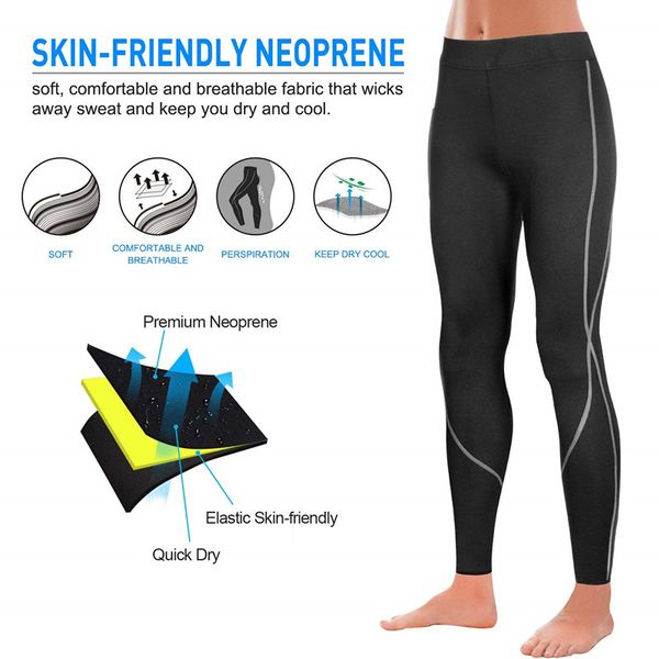 

2019 women trousers pants black capris sportswear new fitness leggings shapers plus-size weight loss compression slimming pants, Black;white
