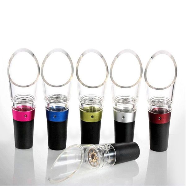 

acrylic red wine aerator pour spout bottle ser decanter wine pourers aerating bar tools barware kitchen accessories