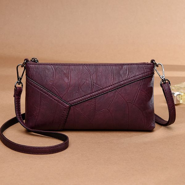 

new women shoulder bag lady pu leather clutch small messenger bag women
