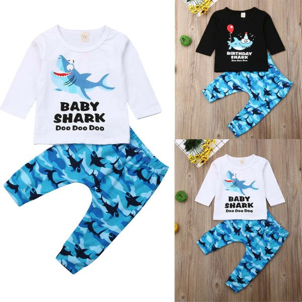 

сша новорожденного младенца мальчика с длинным рукавом хлопка футболку и брюки комплект одежды, White