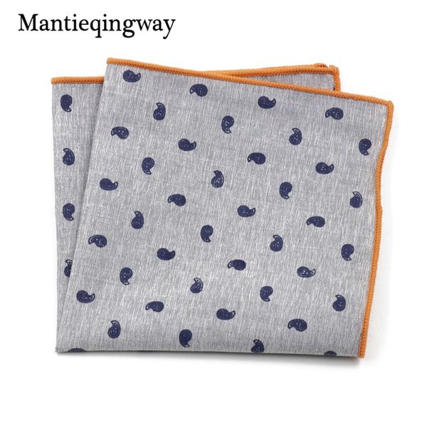 

men's suits cotton handkerchiefs woven floral printing pocket square hankies men's business casual square pockets hanky, Blue;purple