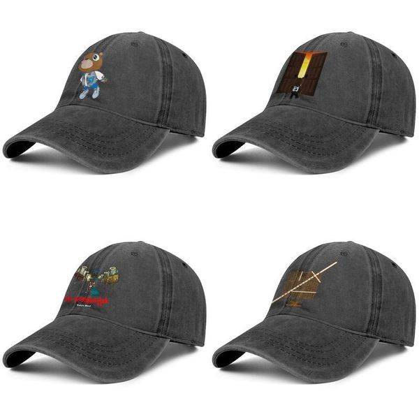 

kanye west the life of pablo album mens and women trucker denim cap design fitted golf classicsports vintage trendycustom hats late, Blue;gray