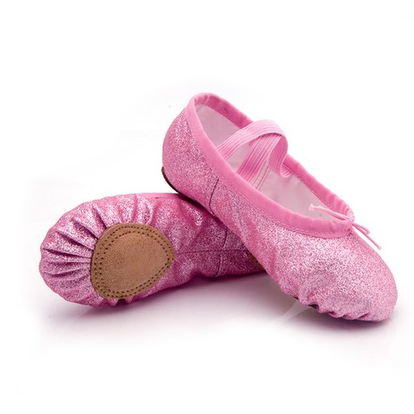 

ballet shoes for girls women pu yoga gym slippers salsa dance shoes ballet for women flats red black 24-45 size