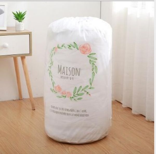 

drawstring bags cartoon waterproof storage bags large clothes pillow blanket quilt storage pouch reusable packing organizer