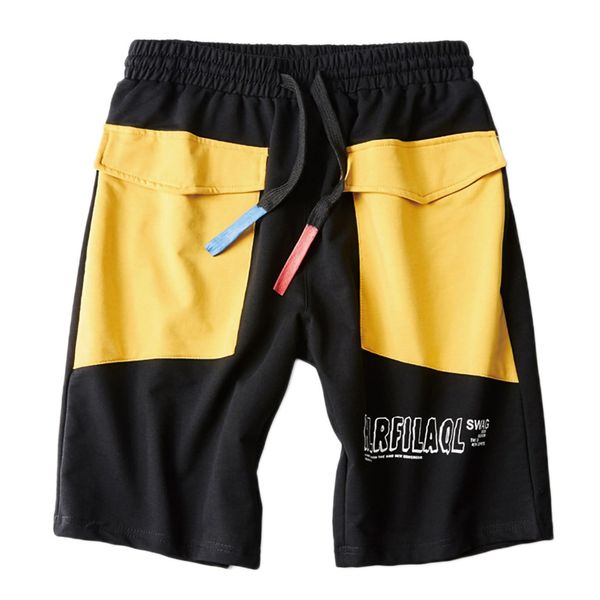

fashion summer new style men's casual outdoors pocket work trousers beach baggy shorts 2019 w416, White;black