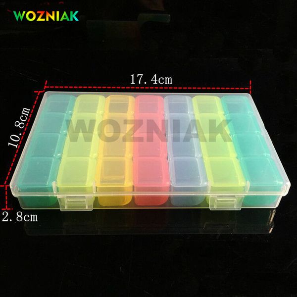 

28 mobile phone maintenance parts storage box screw tail plug ic box kit