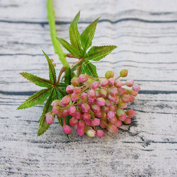 

artificial berry fruit short branch flower arrangment supplies succulents plastic fake plants for home wedding decoration