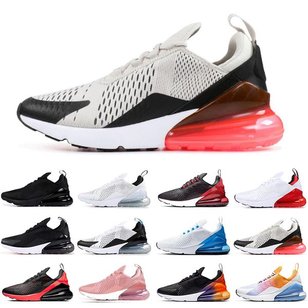

nike air max airmax 270 270s новые кроссовки мужчины женщины разводятся тройной черный белый кактус синий университет красный мужские женски