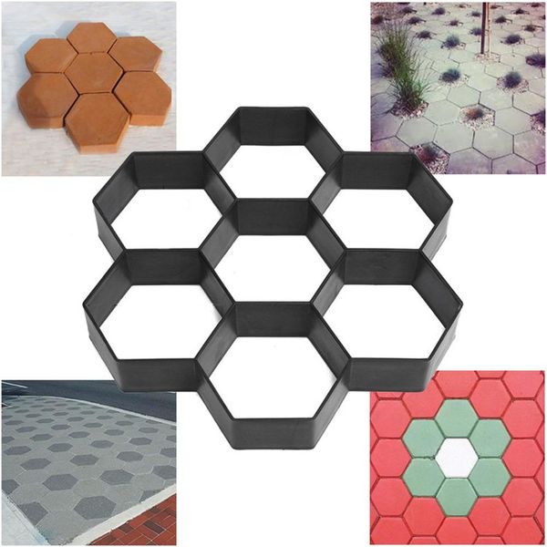 

сад diy пластиковые дорожки чайник тротуарная модель бетон stepping stone цемент тротуарная mold кирпич лучшая цена