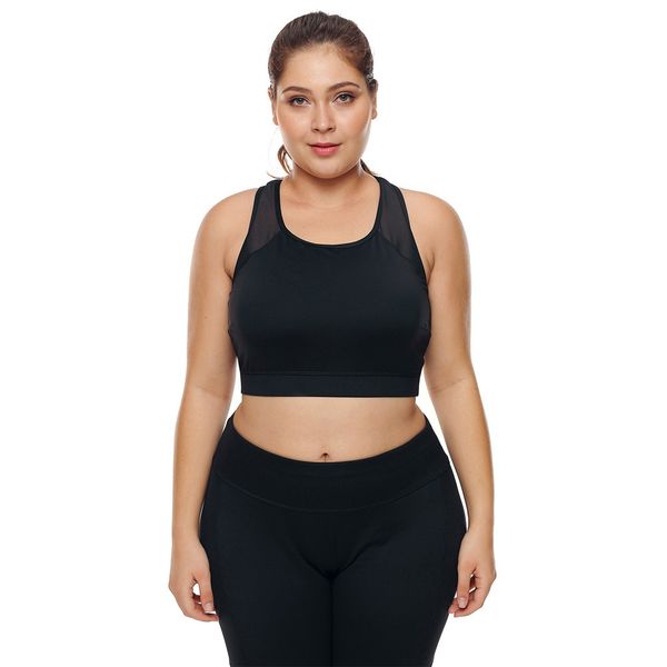 

2018 women sports bra high impact for fitness yoga running pad cropped sportswear tank sports push up bra women, White;black