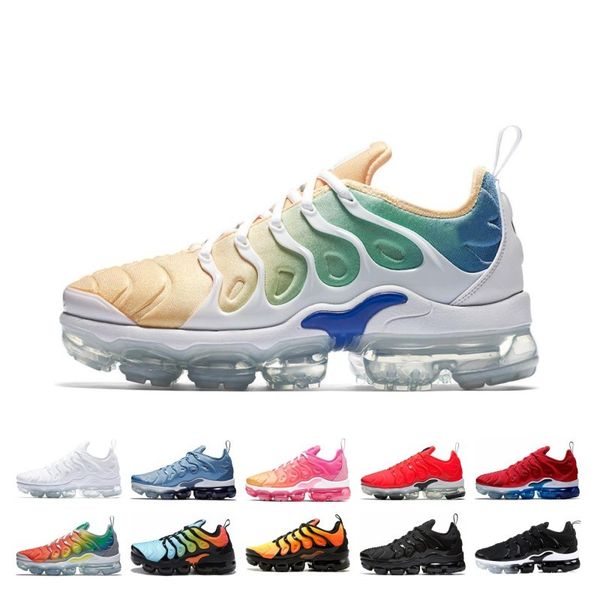 

drop shipping plus tn rainbow running shoes mens bumblebee be true grape triple black designer shoes womens sherbet team red white sneakers