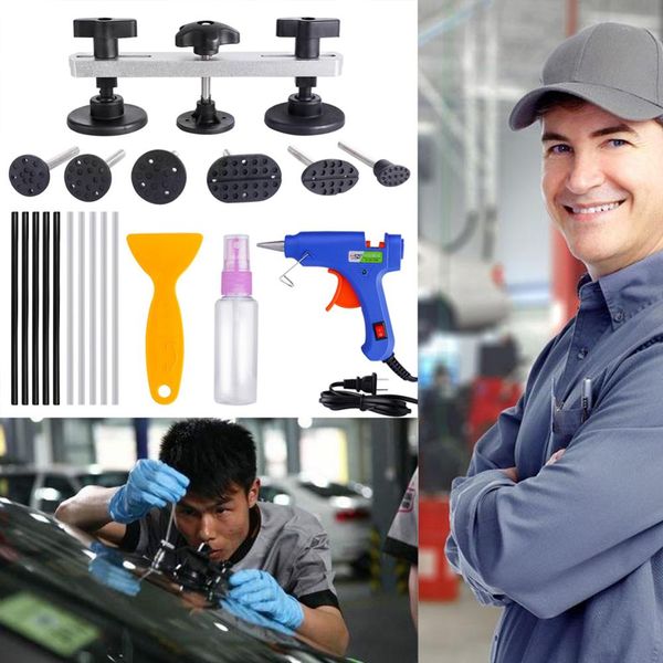 

20pcs pulling bridge melt glue stick car paintless dent repair tools kit