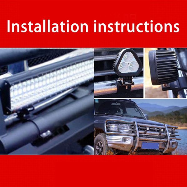 

new 1 pair 76-81mm bull bar mounting bracket aluminum clamp led spotlight bar for car motorbike trailer fog light holder