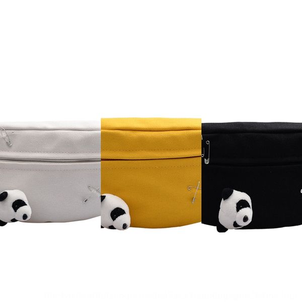 

canvas women's canvas running running 2020 autumn fashion ins all-match cute chest bag multi-purpose girl sports waist bag