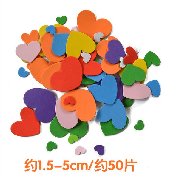 

1lot mix звезда сердце пена наклейки дети игрушка скрапбукинг kit.early образовательного diy.kindergarten искусства и craft.oem оптовый