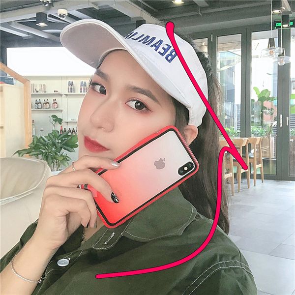 

2019 wholesale gradual color case for iphone 11 phone case hybrid pc+tpu 2in1 mobile cover for iphone 11 pro max