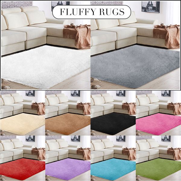 

bright area rug decoration bedroom mat 140x70cm polyester fiber multicolored floor fluffy rugs sofa carpet floor