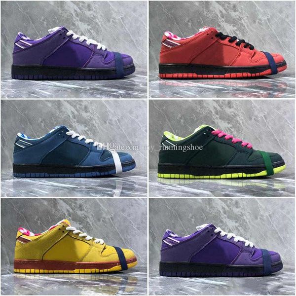 

Concepts x SB Dunk Low Blue Purple Red Yellow Green Lobster Designer Sports Running Shoes Skateboard Men Women Casual Shoes Sneakers 36-45
