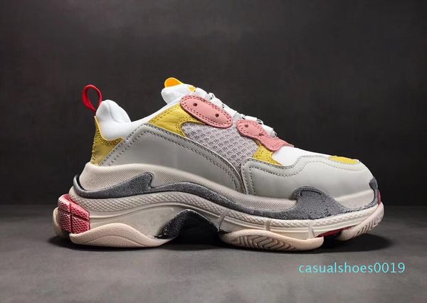 

triple s shoes unveils new triple s sneakers dad fashion spec trainers shoes for men men tripe-s retro training shoes c19, Black