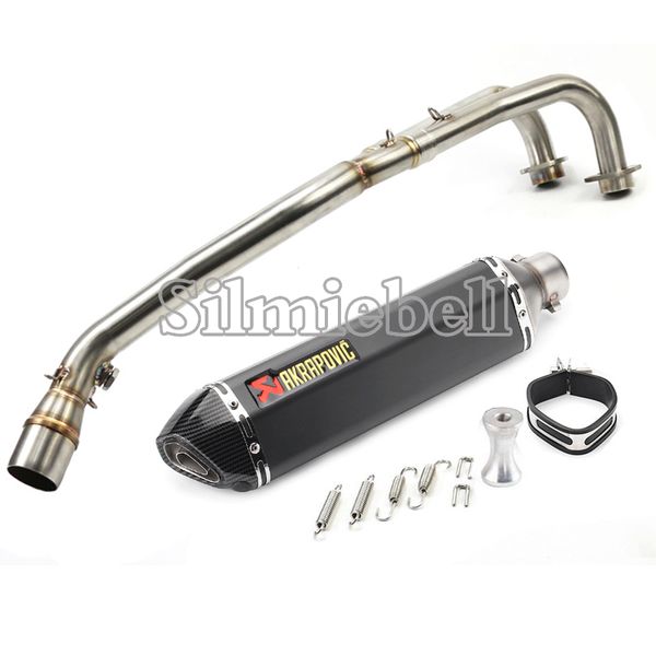 

t max t-max motorcycle exhaust pipe full system for yamaha tmax 530 tmax 500 escape akrapovic exhaust db killer tmax530 tmax500