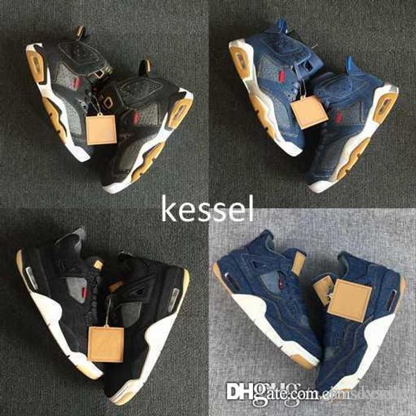 

mens basketball shoes 4 6 11 13 denim ls travis men black blue jeans 4s 11s 1s 13s sports trainers sneakers size 40-47
