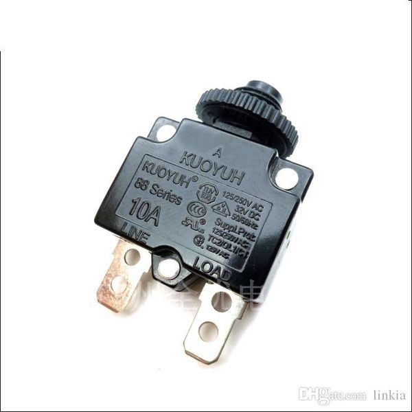 

taiwan kuoyuh overcurrent protector overload switch 88 series 10a