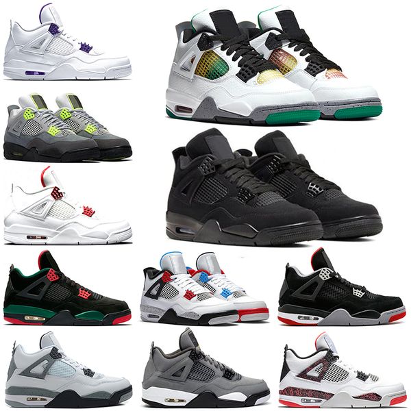 

nike air jordan 4 retro 2020 jumpman 4 4s мђжкие кѬоовки бакеболне кѬоовки bred neon rasta black лег