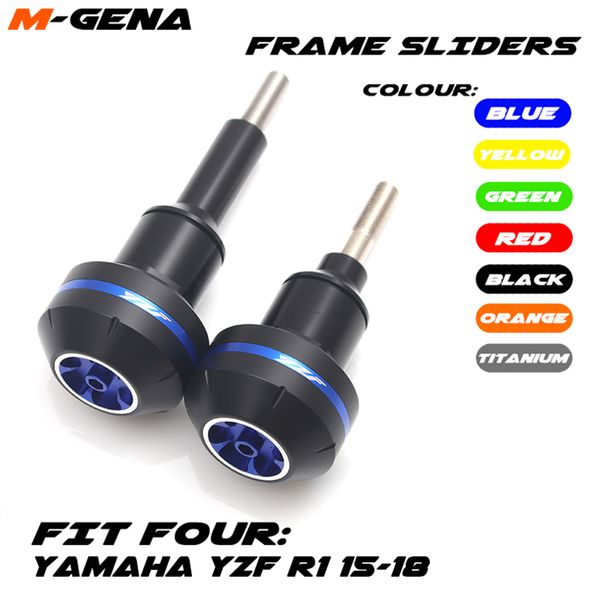 

motorcycle cnc crash pad frame slider protection guard for yzf1000 yzf 1000 r1 yzf1000r1 yzfr1 yzf-r1 2015-2018 2016 2017