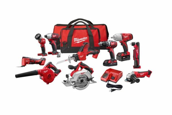 

18-вольтовый литий-ионная аккумуляторная Combo Kit 10-Tool с 2-х мешков инструмента