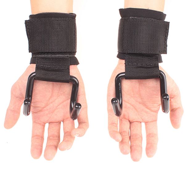 

weight lifting hook hand-bar lifting straps wrist straps glove weightlifting strength training gym fitness hook gloves
