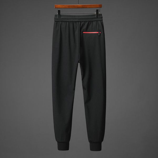 

bb мужской дизайнерских брюки роскошного прилива бренд брюки письмо вышивка хлопок повседневные продажи комфорт улица беговой мужской спорти, Black