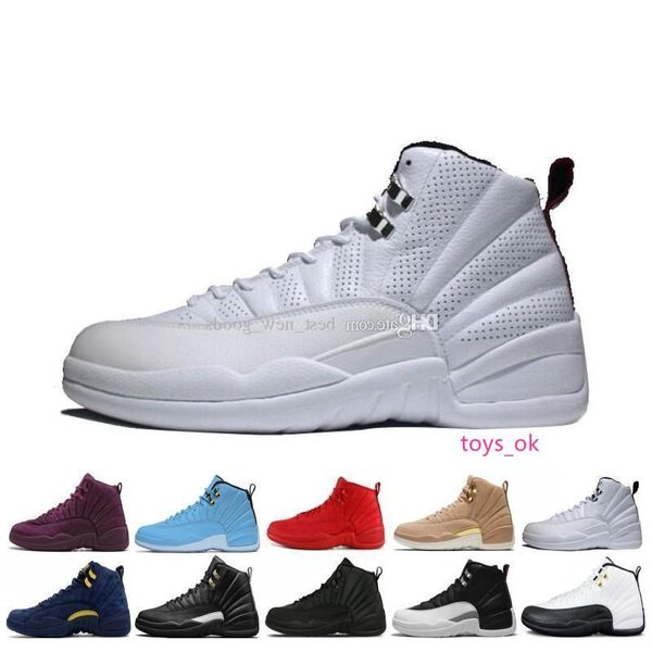 

run shoe 12 12s bulls wntr man basketball shoes men sport shoe gym red black 12s athletic trainers sneakers 7-13 ing