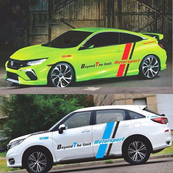 

extreme sports car whole car stickers modified vehicle decals full scratch film