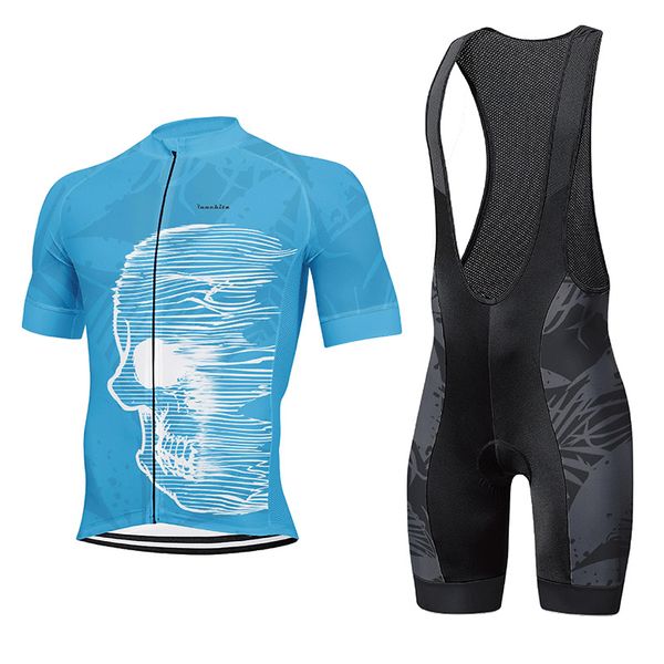 

runchita summer new mens short sleeve cycling jersey set bicycle shorts gel cycle clothing mountain bike mtb quick diy, Black;red