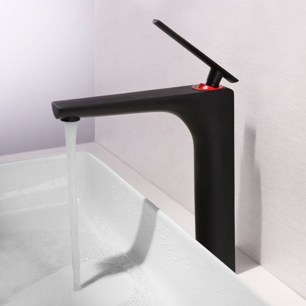 

luxury single holder sink mixer tap cold 1 hole deck mounted bathroom basin faucet copper made high quality