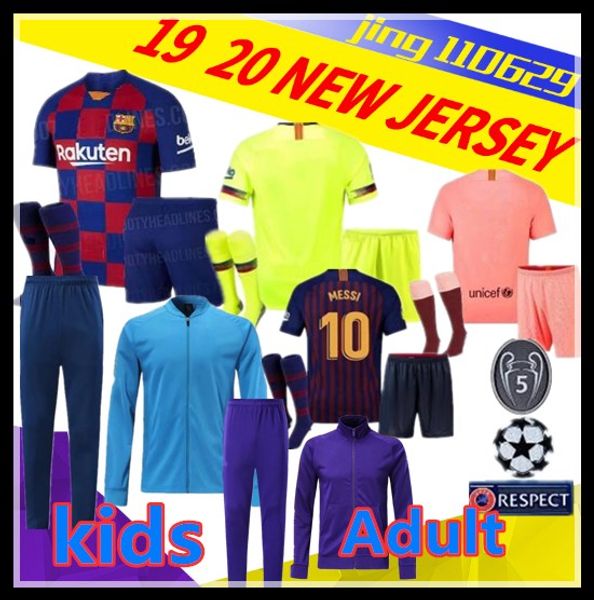 

Kid kit 18 19 barcelona occer jer ey 2019 me i uarez coutinho cami a blue dembele home football hirt 18 19 child boy kit ock arthur