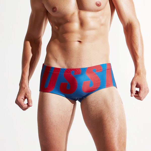 

low waist mens swim trunks letter print swimsuit trunks beach men's swimming wear swimming pouch beach board shorts xxl