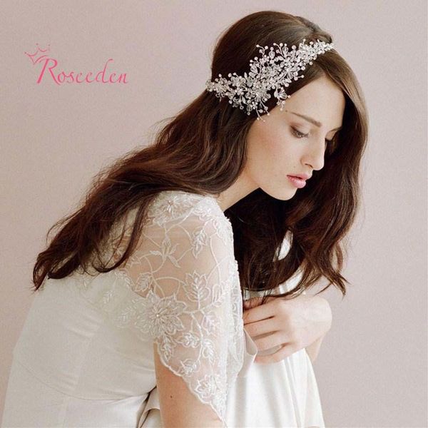 

100% handmade crystal beads bridal wedding hair ornaments women gorgeous rhinestone party wedding accessories new design re615, Golden;white
