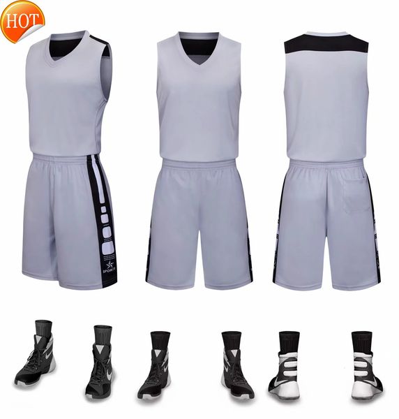 

2019 new blank basketball jerseys printed logo mens size s-xxl price fast shipping good quality starsport grey sg001aa1, Black;red