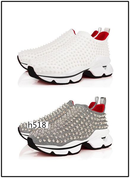 

delivery red bottoms flat neoprene sneakers mens shoes womens rivet spiky junior spike sock krystal donna 4, Black