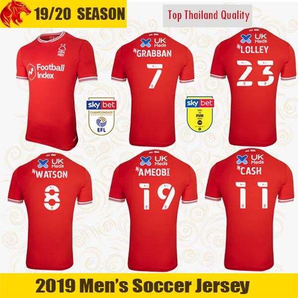 

nottingham forest soccer jerseys lolley grabban 2020 2021 watson cash football shirt silva ameobi jersey, Black;yellow