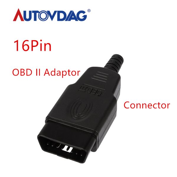 

20pcs car-diagnostic-tool male female plug obd2 16pin connector obd ii adaptor obdii connector j1962 obd2 in stock