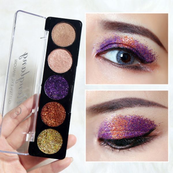 

3 colors glitter eye shadow eyeshadow palette mawaterproof makeup cosmetic set eye shadow beauty tlsm1