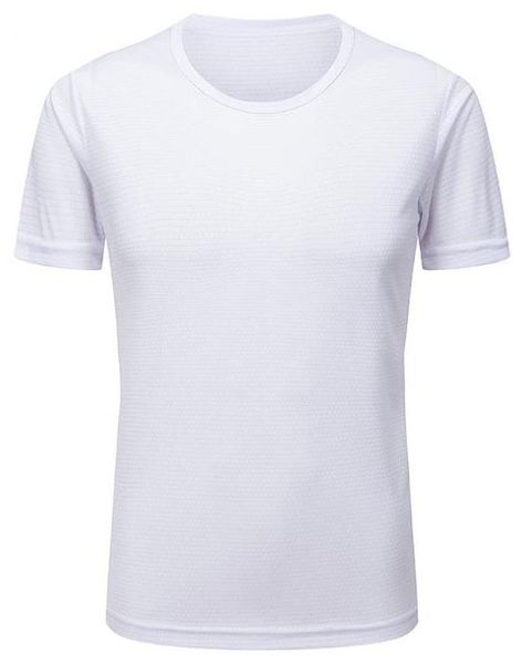 

2019 men's tight clothes running short-sleeved quick-drying t-shirt 5158, Black;blue