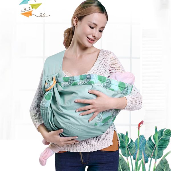 

baby backpack carrier newborn baby horizontal carrier nursing cover four seasons multi-functional breathable wrap swaddle