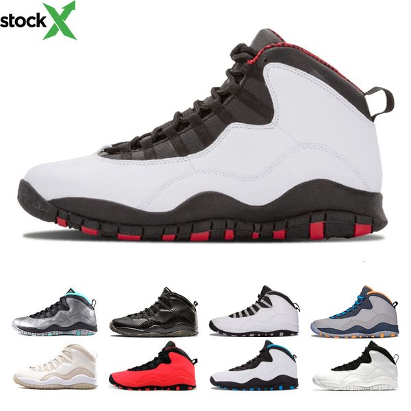

10 10s men chicago steel grey cool grey bobcats basketball shoes mens i'm back westbrook cement black sports sneakers trainers outdoor