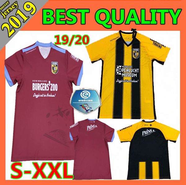 

new 2019 sbv vitesse arnhem soccer jerseys home away 19 20 maillots nouha dicko tim matavz riechedly bazoer bryan linssen football shirts, Black;yellow